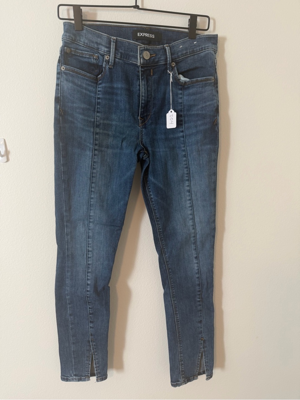 EUC Express Women's Mid Rise Skinny Ankle Jeans Legging 8R